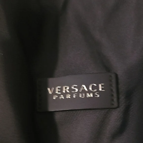 Versace Black and Gold Shoulder Bag